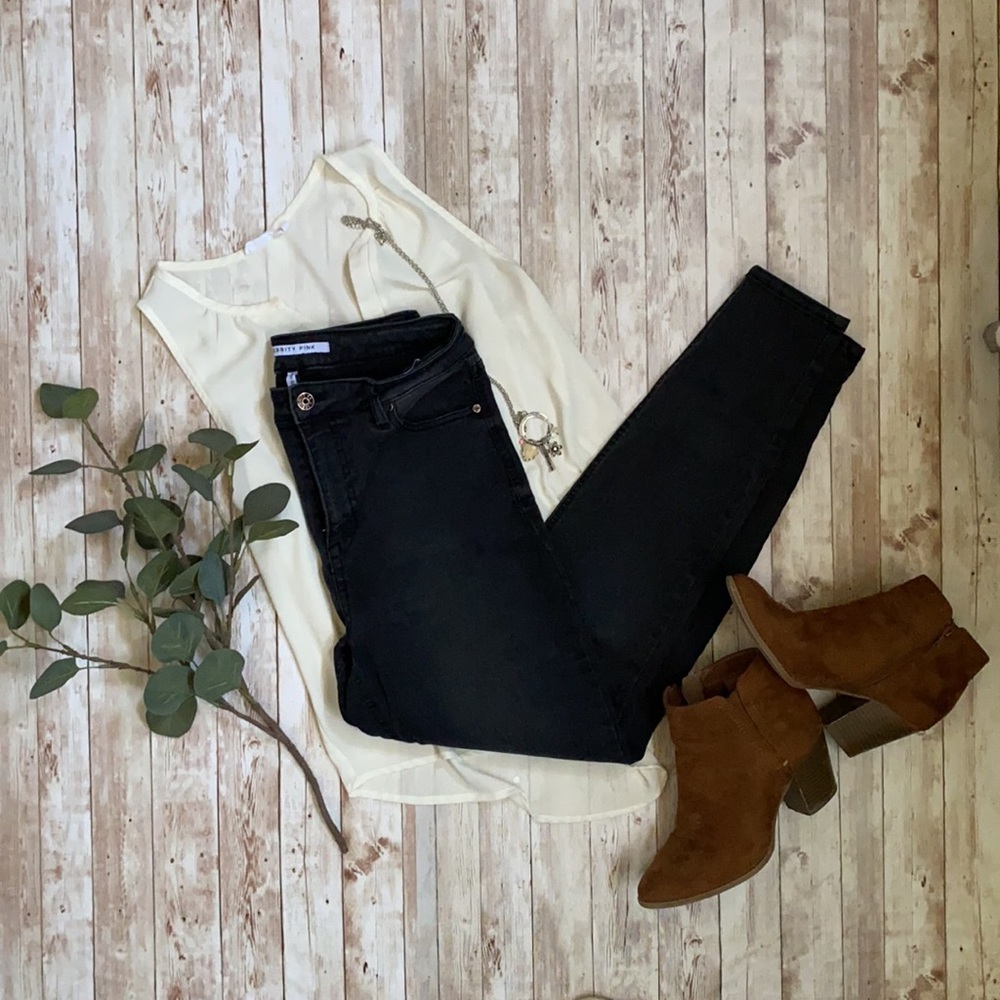 Celebrity Pink High Waist Skinny Ankle Jeans